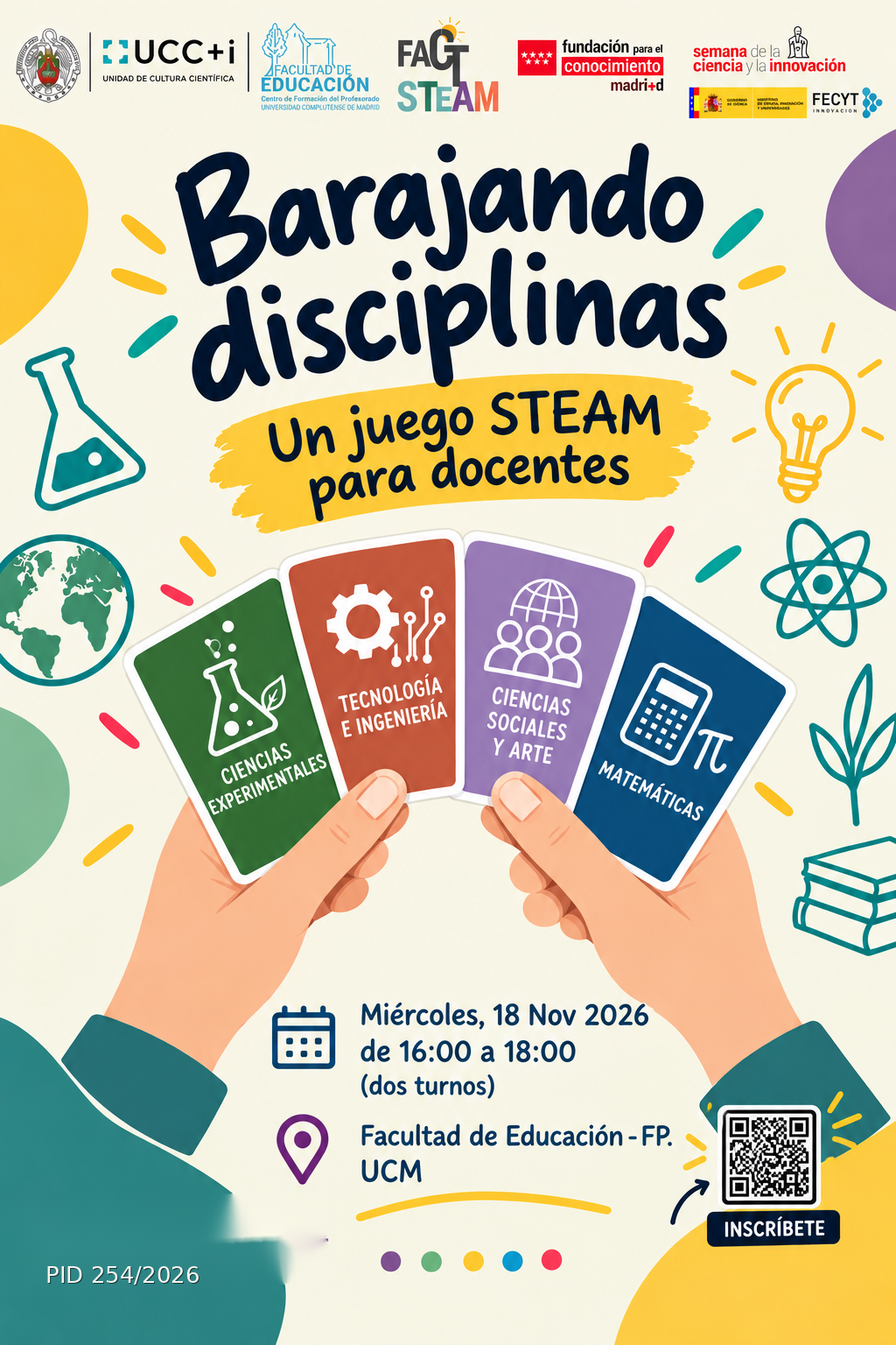 Semana de la Ciencia: Un juego Steam para docentes